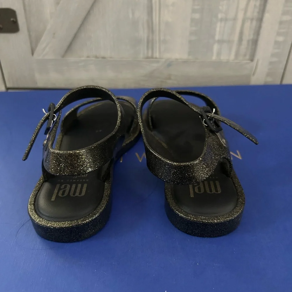 MINI MELISSA Sandals Glitter  Kid's Size 12 NEW